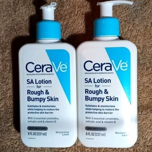 (2) CeraVe SA Lotion for rough bumpy skin